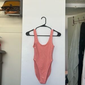 Pink One Piece Bodysuit